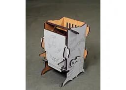 Аксесуар Вежа для кубиків Pandora's Box Studio Нищівник кубиків Mechanical Dice Tower Dice Crusher сірий (LP012-064) - мініатюра 3