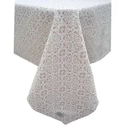 Скатертина Прованс Bella Рожевий вітраж 180х132 см рожева (13618)