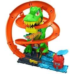 Ігровий набір Hot Wheels City Атака вогняного Ті-Рекса (JBM73) - мініатюра 2