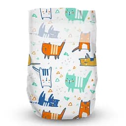 Підгузки Offspring Meow The Cat розмір NB (до 4 кг) 56 шт. (DP-OI-FAT-NB56P-MTC) - мініатюра 2