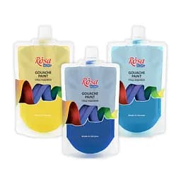 Краска Гуашевая Белила Титановые (901) 200 мл Rosa Studio