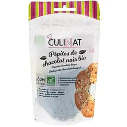 Дропси Culinat з темного шоколаду органічні 100 г