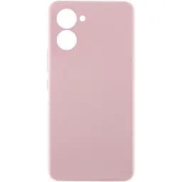 Чохол Silicone Cover Lakshmi Full Camera (AAA) для Realme C33 Рожевий / Pink Sand