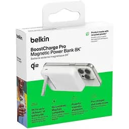 Павербанк Belkin White 8 000 mAh / 15 Вт (BPD007BTWH) - мініатюра 7