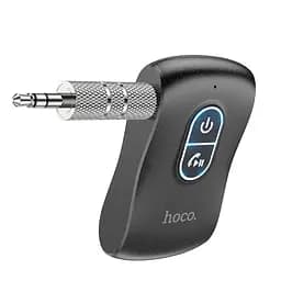Bluetooth аудіо ресивер/трансмітер Hoco E73 Pro Journey (AUX 3.5mm) Black star - мініатюра 2