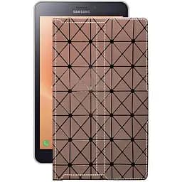 Чехол StatusCASE из экокожи для планшета Samsung Galaxy Tab A8.0 2017 (T385) Коричневый ромб