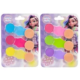 Дитяча косметика "Крейда для волосся" Bambi UKR2411, 3 кольори