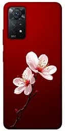 Чохол Demsky Sakura red для Xiaomi Redmi Note 11 Pro 4G/5G