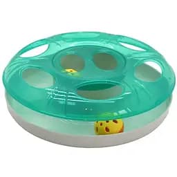 Іграшка для котів Georplast Ufo, два м'ячі, 25x8 см, в асортименті - мініатюра 3