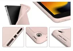 Чохол-книжка CDK для Apple iPad 10.2" 8gen 2020 екокожа/силікон Smart Case cлот стилус (011189) pink sand - мініатюра 4