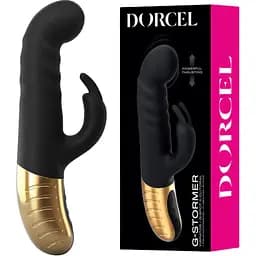Вибратор кроликс Dorcel G-Stormer 23.5х3.9 см черный