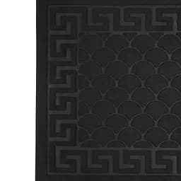 Килимок придверний Eco Fabric Луска без кромки чорний 45 х 75 см (4575-001) - мініатюра 7