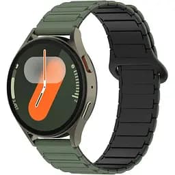 Ремінець DK CDK для Garmin Forerunner 645 / 645 Music 20mm Silicone Shaped Magnetic Band (018822) (green / - мініатюра 3