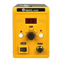 Паяльна станція KaiLiwei 858B, фен з датчиком нахилу, цифрова індикація (220V, 700W) - мініатюра 3