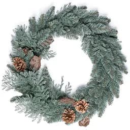 Вінок Novogod'ko Монблан 50 см блакитний (904462)