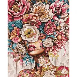 Картина за номерами Квітковий настрій KHO8446 40х50 см