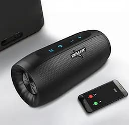 Бездротова Bluetooth колонка Zealot S16 стереозвук HiFi (Чорний) - мініатюра 2