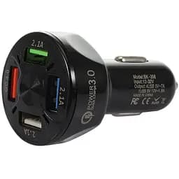 Автомобильное зарядное устройство DK Qualcomm 4USB Quick Charge 3.0 35W (BK-358) black - мініатюра 2