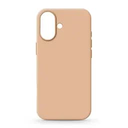 Силиконовый чехол для Apple iPhone 16, ICON2 Case, золотой, противоударный, панель, защита всего корпуса, матовая поверхность Soft Touch, выступает над дисплеем, совместим с защитными стеклами и пленками, с микрофиброй, ArmorStandart (ARM79626)