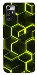 Чехол itsPrint Neon hexagon для ZTE Blade A72