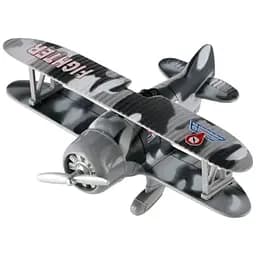 Дитячий металевий літак A-Toys XG879-102 інерційний сірий