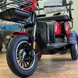 Електроскутер Триколісний Crosser TR1 Pro (1200W, 72V, 24Ah) Червоний - мініатюра 15
