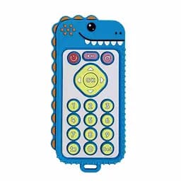 Силиконовый прорезыватель пульт "Динозавр" Mega Zayka MGZ-0426(Blue)