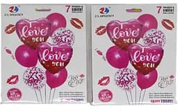 Набір куль Серце Love 7 шт. - мініатюра 2