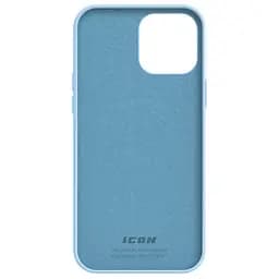 Силиконовый чехол для Apple iPhone 14 Pro Max, ICON2 Case, голубой, противоударный, панель, защита всего корпуса, матовая поверхность Soft Touch, выступает над дисплеем, совместим с защитными стеклами и пленками, с микрофиброй, ArmorStandart (ARM68467) - мініатюра 2
