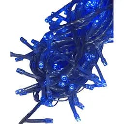 Светодиодная гирлянда No Brand 500 LED классическая 5 мм 28 м с прозрачной проволокой и синим светом (1150-02)