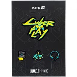 Щоденник шкільний Kite Cyber 170х238 мм чорний (K25-262-4)