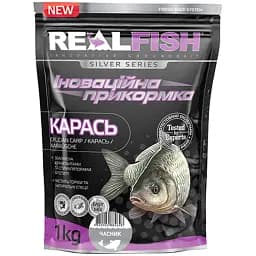 Прикормка Real Fish Silver Series Карась Часник 1kg