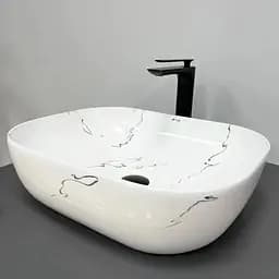 Умивальник VBI Bergamo marmo накладний VBI-012501, Мармур