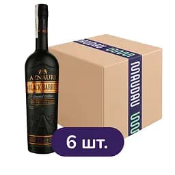 Упаковка коньяку Aznauri Black Barrel 5 років 40% 3 л (0.5 л х 6 шт.)