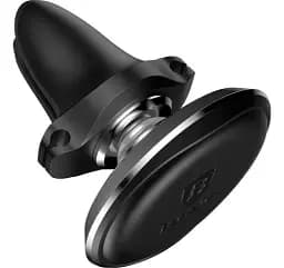 Автомобільний тримач холдер Baseus Magnetic Car Mount Phone Holder with Cable Clip Air Vent Version C40141201113-00 - мініатюра 6
