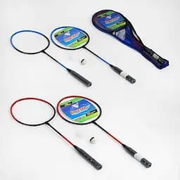 Бадмінтон TK Sport 2 ракетки + воланчик у чохлі в асортименті - мініатюра 2