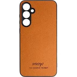 Чохол Huryl Leather Case Samsung Galaxy S23 FE Brown