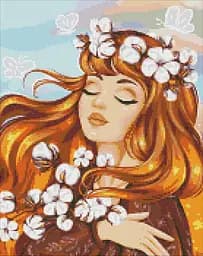 Набір з алмазною мозаїкою Вогняна ніжність AMO7535, 40x50 см