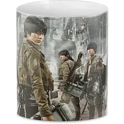 Кухоль GeekLand Атака Титанів Attack on Titan кадр фільм AT.02.42 330 мл білий