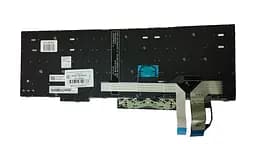 Клавіатура для ноутбука Lenovo Thinkpad T15 gen 1/2, з підсвічуванням (Light), Black, (No Frame)