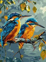 Набор для росписи по номерам Сокровища природы, 30x40 см, КНО6640