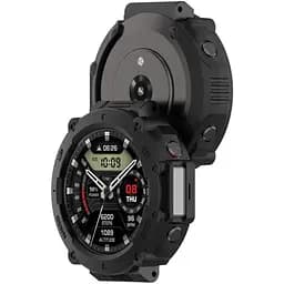 Чохол-бампер DK Силікон Outlines для Xiaomi Amazfit T-Rex Ultra (black) - мініатюра 2
