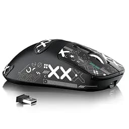Ігрова бездротова мишка Attack Shark X3MAX / Три режими підключення / 42000DPI / Сенсор PAW3950 / Black