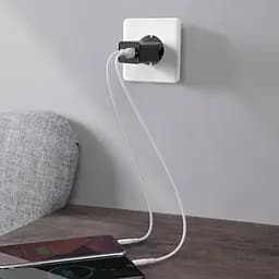 Мережевий зарядний пристрій Baseus GaN2 Pro Quick Charger 1 USB + 2Type-C 65W CCGAN2P-B01 Black - мініатюра 6