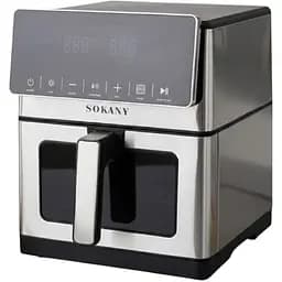 Аерофритюрниця Sokany SK-10113 з великою чашею 10 л корпус із нержавіючої сталі  2200 Вт