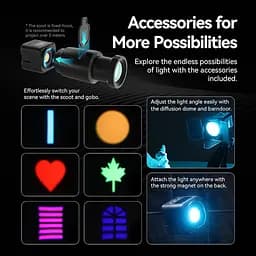 Відеосвітло Ulanzi Vijim L3 RGB COB Fill Light (UV-L052GBB1 L3 RGB) (L052GBB1) - мініатюра 9