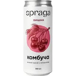 Напиток Spraga Комбуча Вишня слабогазированная с/б 0.33 л