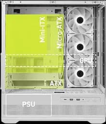 Корпус MSI MAG Pano 110R PZ ARGB White - мініатюра 4