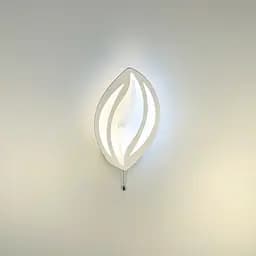 LED бра у формі пелюстки білого кольору Line F Арт. 2325/1 WT - мініатюра 3