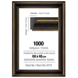 Рамка для пазлів Art Puzzle 1000 ел. 42 мм чорна (5713)